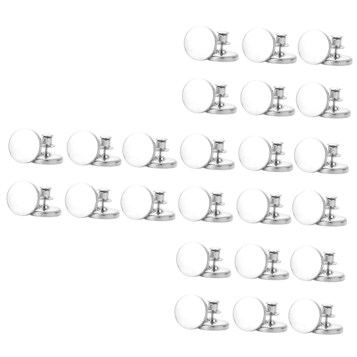 Amosfun 24paia Fermatenda Magnetici Con Design Elegante Pulsanti Magnetici Per Tende Facile Da Installare Per Uso Casa e Ufficio Accessori Per Decorazione Finestra
