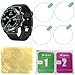 Octelect Tempered glass screen protector for tinwoo smart watch screen protector with four pieces in one pack with round screen