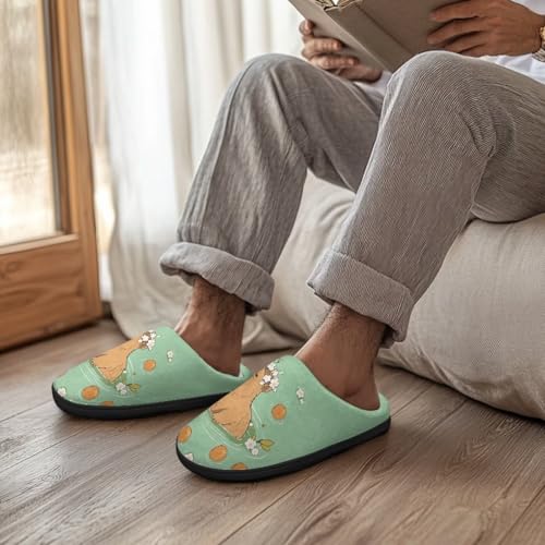 Fuzzy Slippers Comfortable Fluffy House Shoes Anti-Slip Home Slipper for Women Men Size 3-123