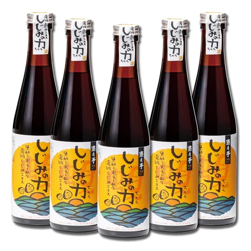 遊月亭 【 汁の素 しじみの力 】濃縮タイプ 290ml × 5本セット 出汁 調味料 黒酢 寒天 配合 アミノ酸 食物繊維 合成品不使用