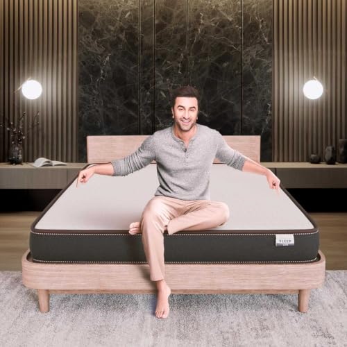 Image of Nilkamal SLEEP Lite Dual Comfort 4 Inch Mattress | 10 Year Warranty | Reversible Design | Soft & Firm Sides | Superior HD Foam | Breathable Knitted Fabric | Bed Mattress | Single Size (72 x 35 x 4)