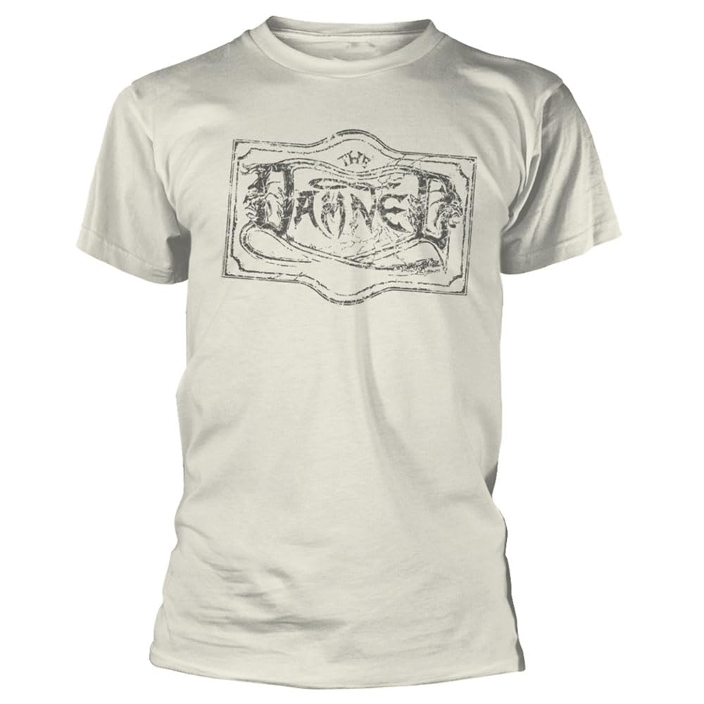 Plastic Head Unisex Natural Plastichead The Damned Buckle Band Logo T Shirt L