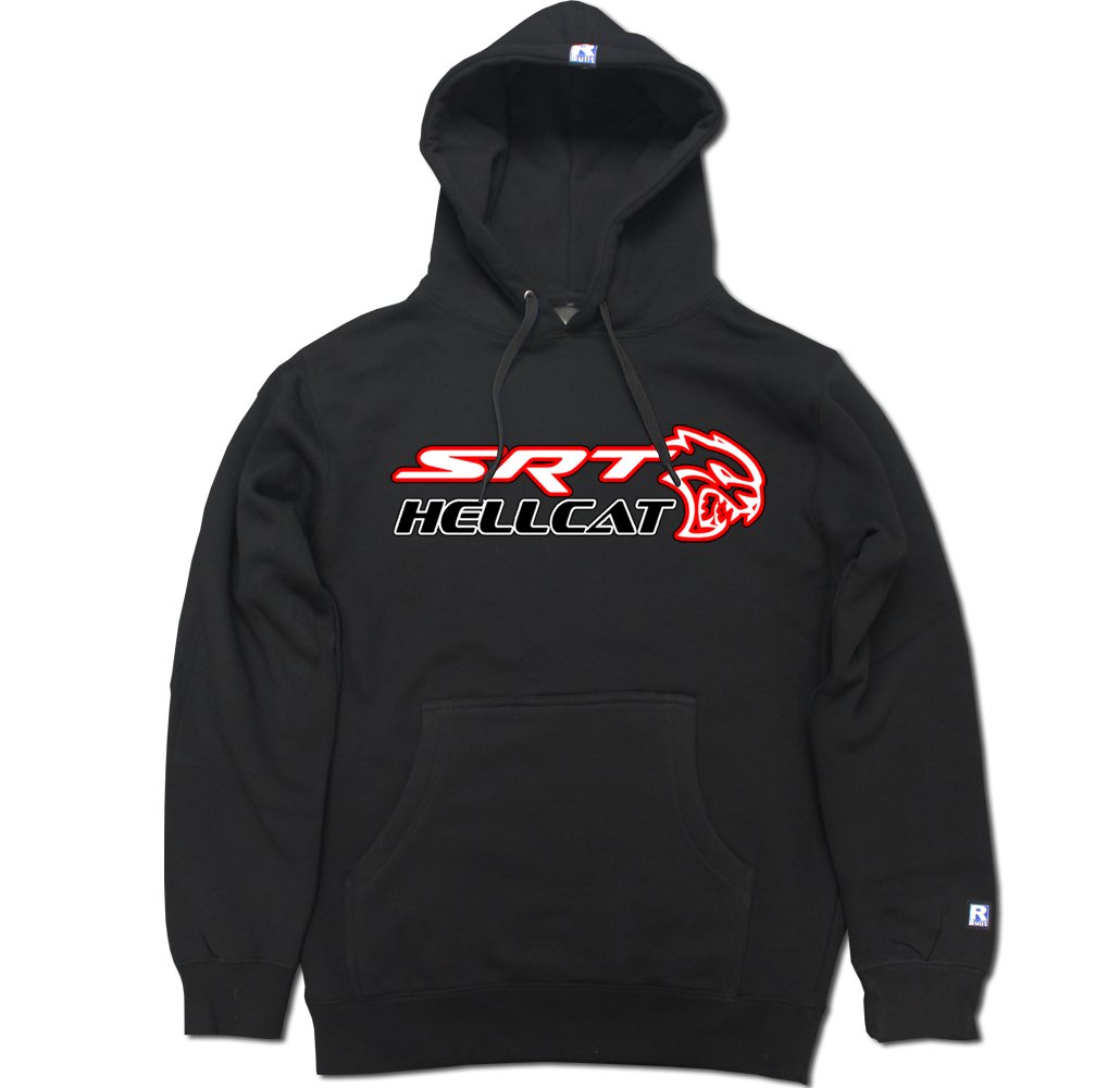 R Built Men's SRT Hellcat Pullover Hooded Sweater