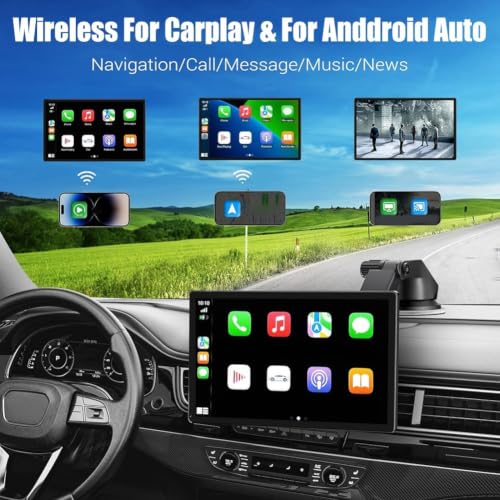 Navegación portátil de 9" con diseño eficiente y conectividad para sistemas automáticos 5