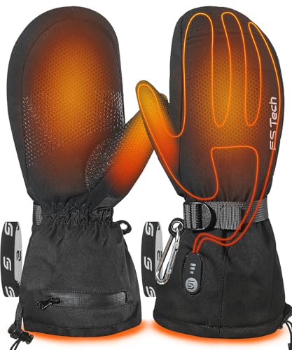 Heated Gloves Mittens 7.4V