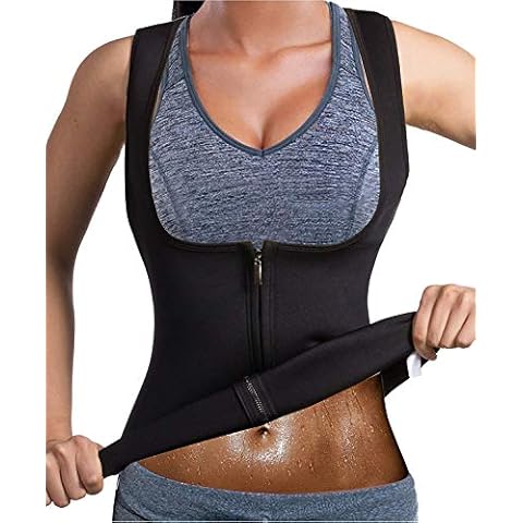 Bingrong Chaleco Neopreno Sauna Mujer Cover