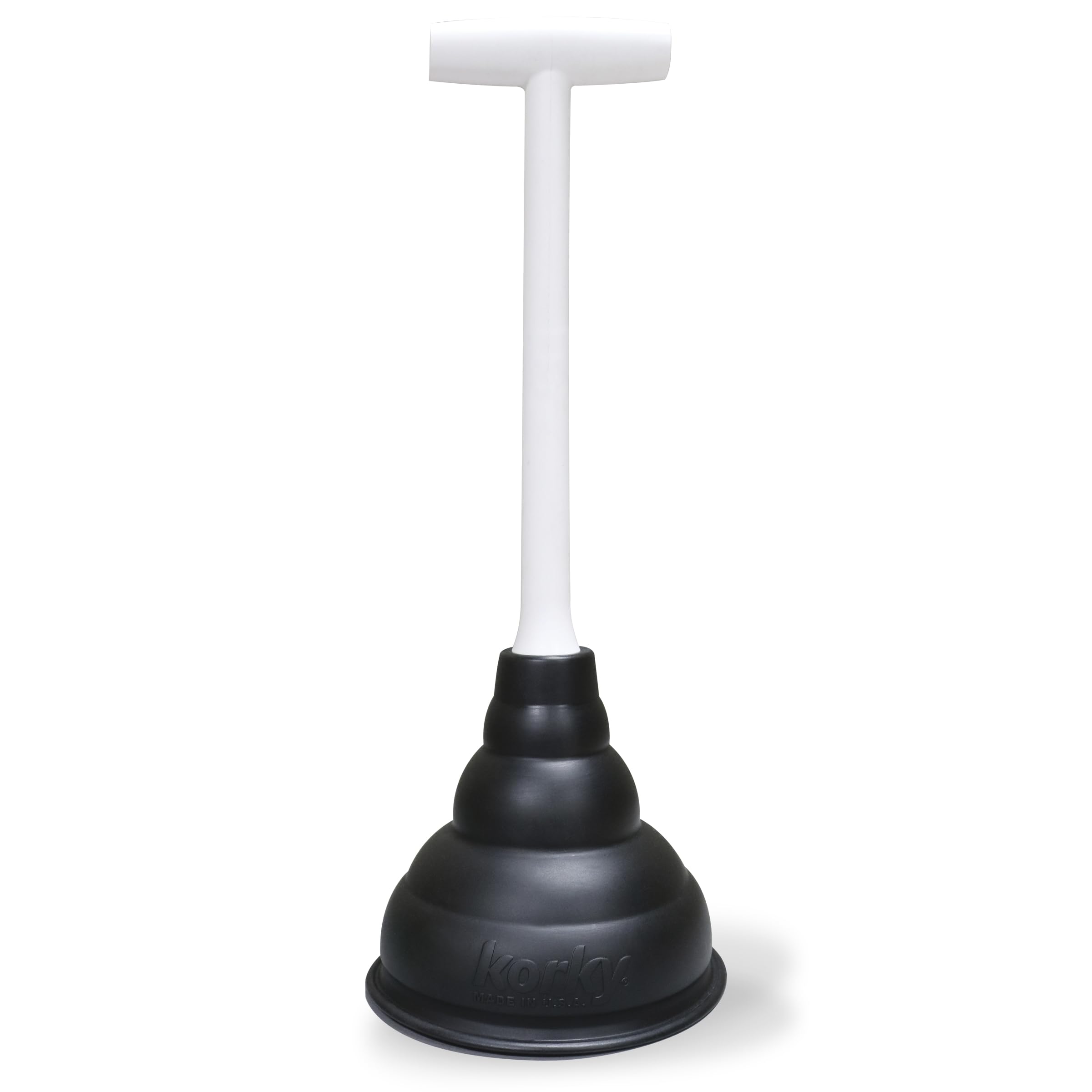 Korky Beehive Mini Sink and Drain Plunger - Works for Bathrooms, Kitchens, Sinks, Baths and Showers - Strong Suction Power for Easy Clog Removal