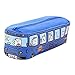 Produktbild Aomili Stiftemäppchen Federmappe Schüleretui Mädchen Junge Schule Kinder/School Pencil Case Bus Federmäppchen Large Capacity (Blau)