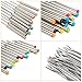 24 Pcs 9.5 Inch Fondue Forks with Heat Resistant Handle Stainless Steel Fondue Sticks for Cheese Pot Chocolate Roast Marshmallows Meat