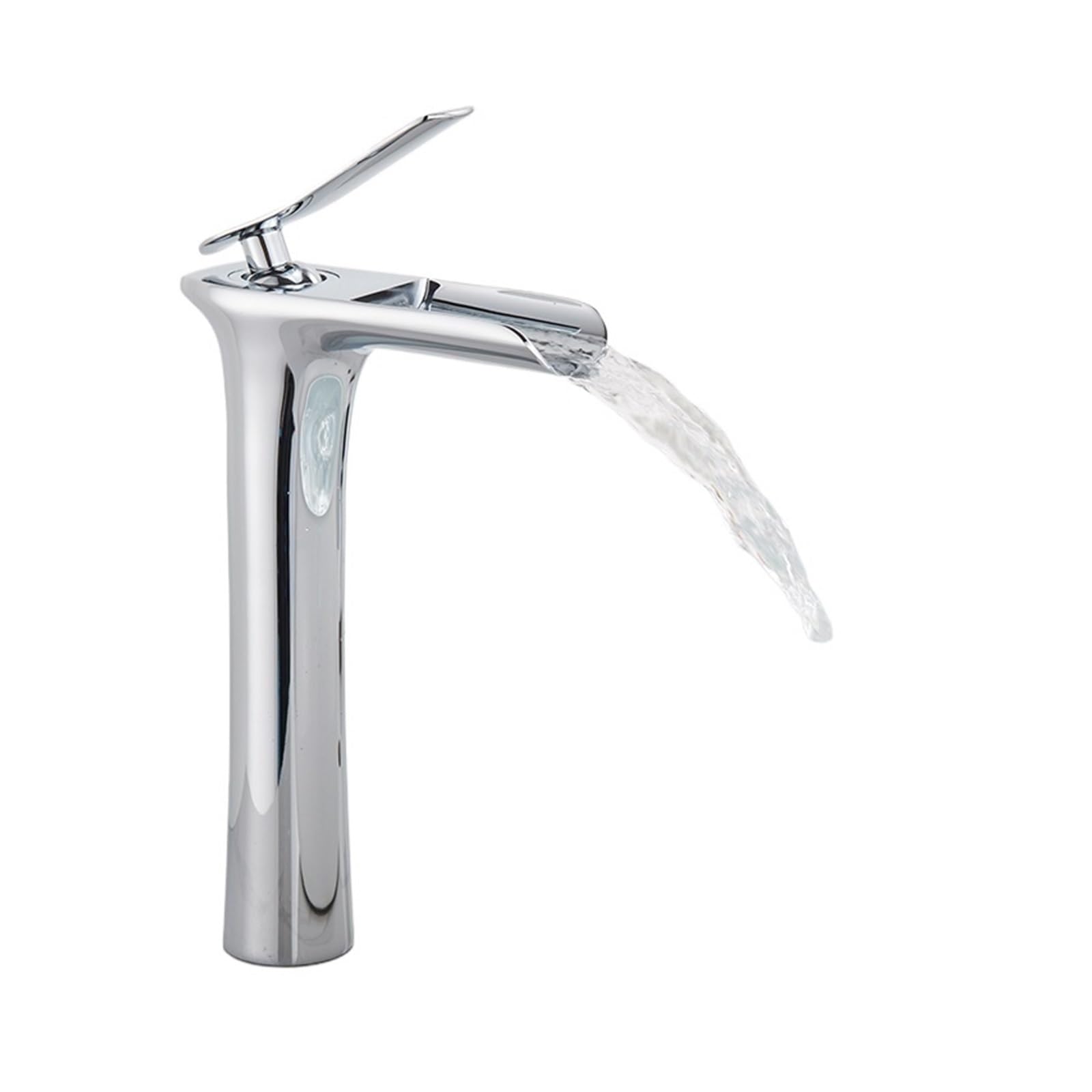 Robinet mélangeur d'eau chaude et froide avec jet cascade et cartouche céramique durable