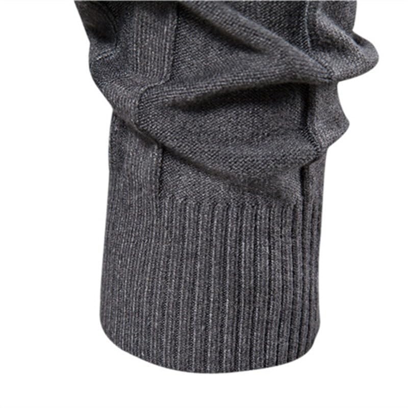 Men's Turtle-Neck Sweater Classic Solid Color Winter Pullover Warm and Windproof Comfortable Top3
