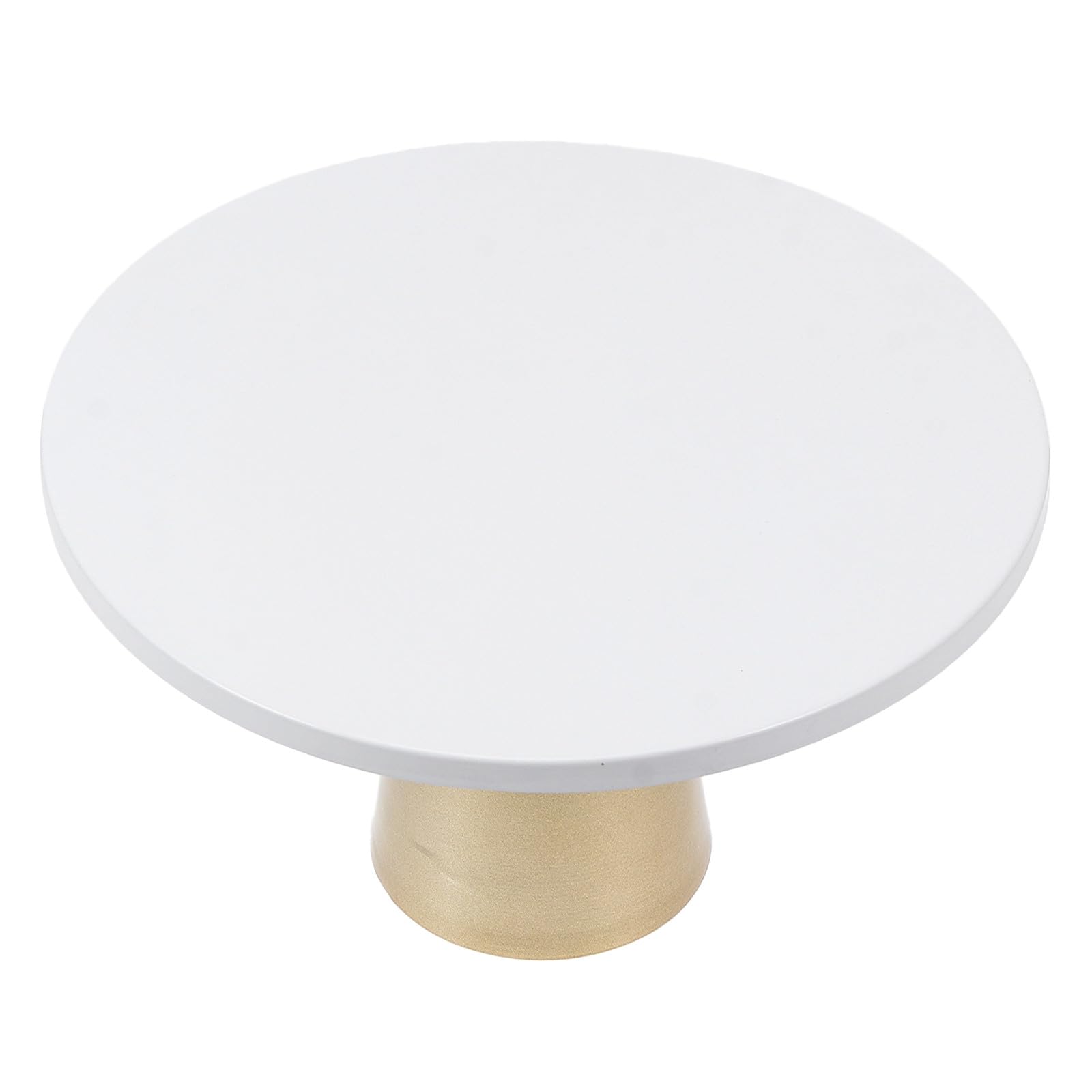 NUOBESTY 鉄製ケーキホルダー ホワイト デザートディスプレイラック 結婚式 誕生日パーティー用 食器とサーブウェア 1個