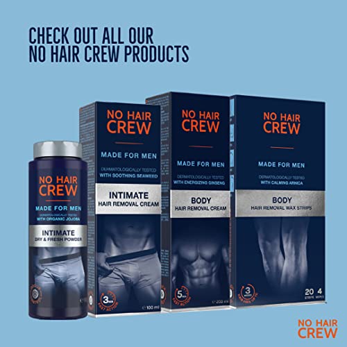 NO HAIR CREW 2 x Enthaarungscreme für Männer – Sanfte & gründliche Haarentfernung in 4-8 Minuten – Ohne Schnittrisiko & Rasurbrand (Set 2 x 200 ml) - Image 8
