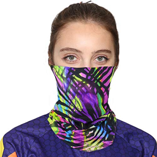 FAVOMOTO 2 Peças Impressas Bandanas Respiráveis ??Polainas Rosto Esportes Ao Ar Livre Rosto Cachecol