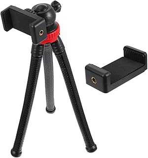 UKCOCO 1pc Octopus Tripod Adjustable Stand Mini Phone Tripod Portable Phone Selfie Stick Tripod Broadcast Tripod Photography Tripod Flexible Phone Tripod 1/4 Inch Screw Camera Tripod Slr
