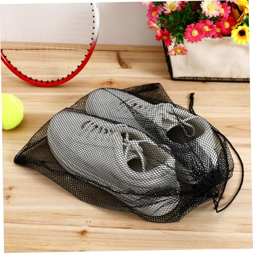 3pcs Drawstring Mesh Bags Storage Bags Airflow Design for Tennis Sports Equipment and Laundry Lightweight Reusable Secure Closure3