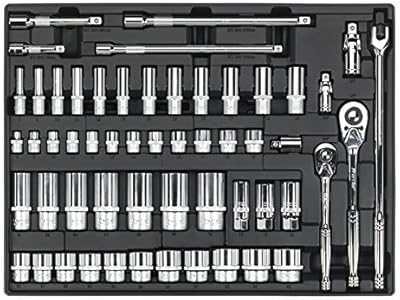 Sealey TBT31 Tool Tray with Socket Set 55pc 3/8