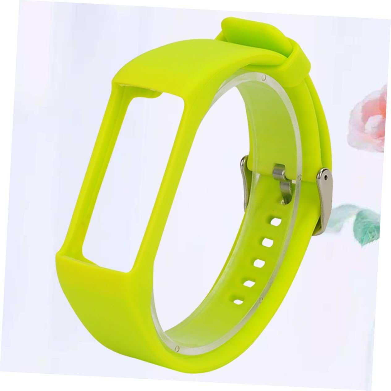 Artibetter 3piezas Correa De Reloj De Silicona Para Pulsera Inteligente De Moda Color Lima Diseño Cómodo y Estiloso Para Uso Diario