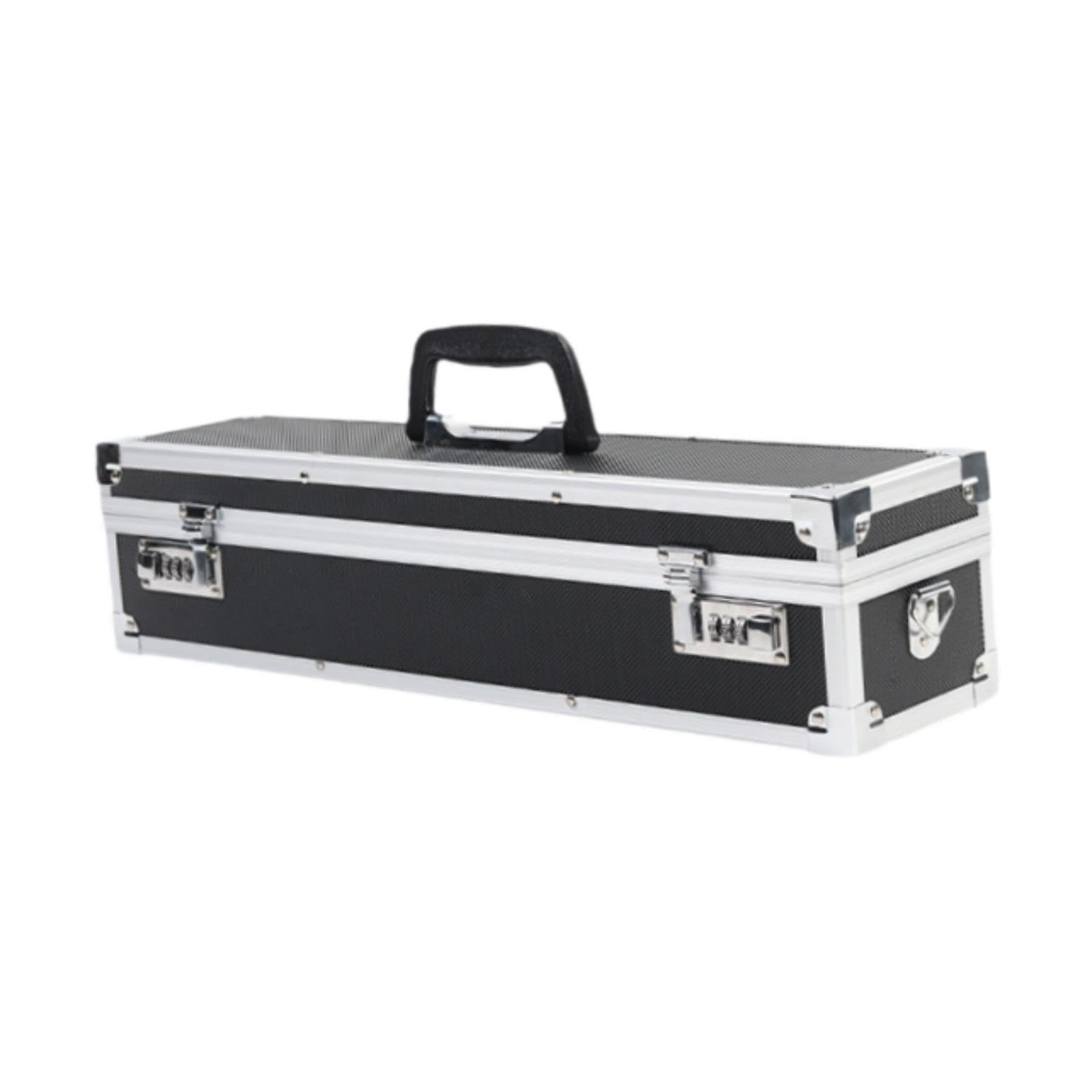 Chef Knife Case Hard Case Tool Storage Box with Combination Locks, Aluminum Knife Organizer with Handle & Shoulder Strap for Kitchen Knife Tools, Lockable Tool Box for Kitchen Outdoor