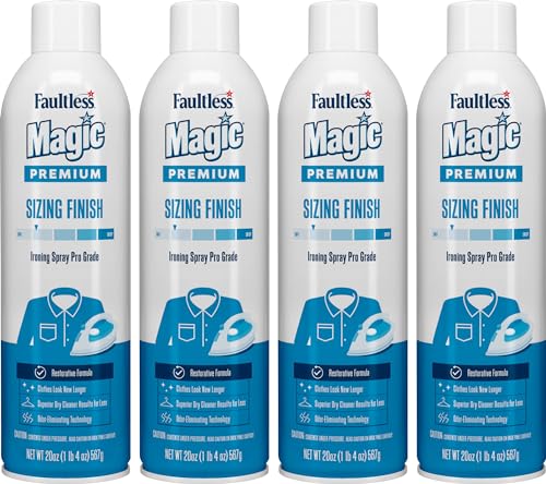 Faultless Starch 00502 Magic Sizing Fabric Finish 20 oz (Pack of 4)