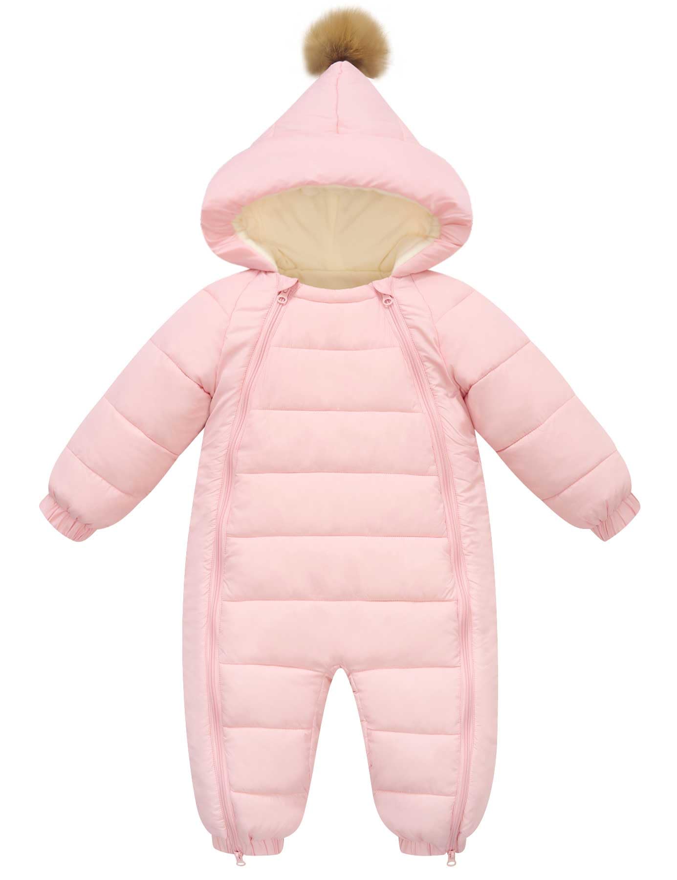 Baby Snowsuit Newborn Winter Clothes 0-24 Months Coat Jumpsuit Infant Boys Girls Hooded Puffer Jacket