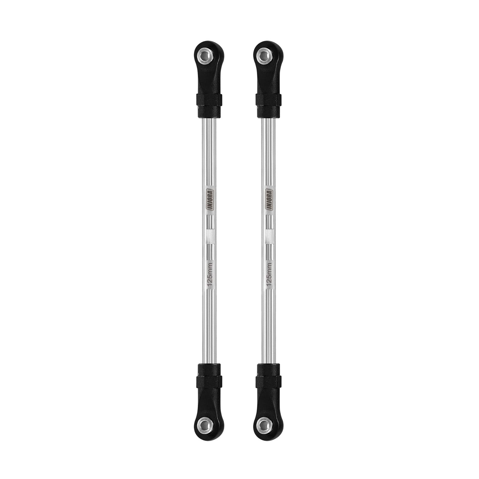 INJORA Stainless Steel Builders Links with Rod Ends for TRX4 SCX10