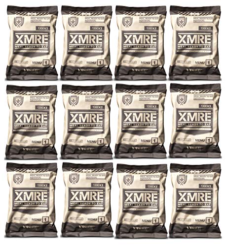 XMRE 1300XT Freshly Packed in the Past 60 Days MRE Meals Ready to Eat. 12 Meals per Case. Includes Assortment of Delicious Entrees, Side Dishes, Beverage Mix, Military Style 1300 Calories. - Thumbnail 3
