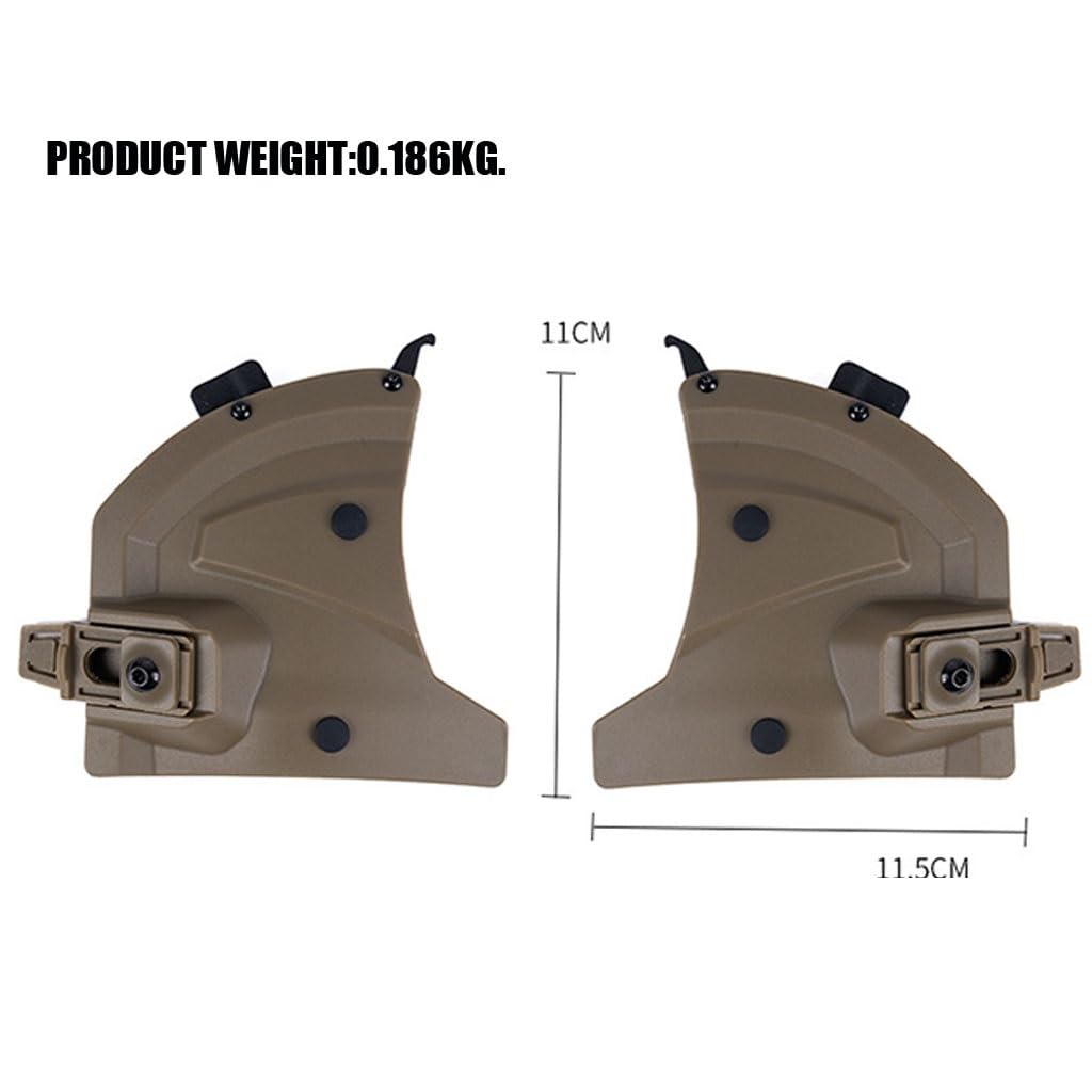 Copertura Laterale For Orecchio Del Casco Tattico Wendy, Accessorio For Guida For Caschi Veloci For Giochi Di Sopravvivenza BBS Paintball CS Cosplay