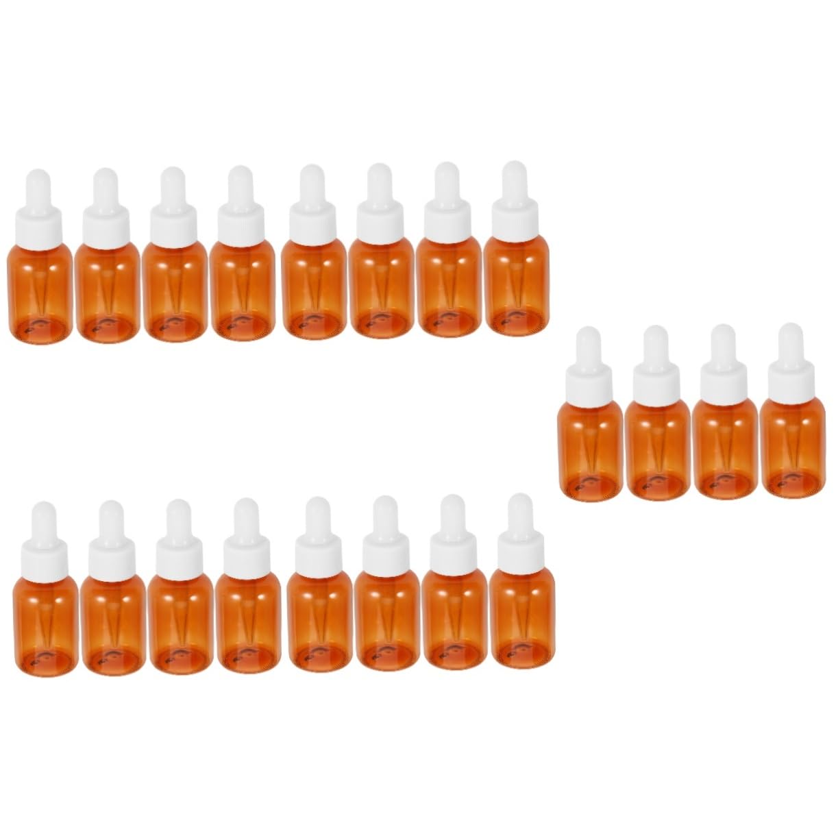 TOPPERFUN 20pièces Bouteilles Plastique Pipette Flacons De Dispensation Pour Huiles Essentielles Parfum Et Cosmétiques Pour Voyage Et Échantillons