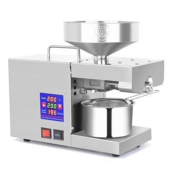 LTP333 610W Intelligent Stainless Steel Household Kitchen Commercial Oil Press Hine with Digital Display