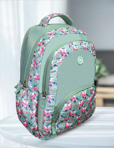 Image of PB Pearlbags LARSEN 21L Printed Casual Backpack,3 Compartment,Premium Fabric,Water Resistant Anti Theft,School & College Bag for Boys and Girls,Office & Travel Bag for Men and Women,46X31X15 Cms