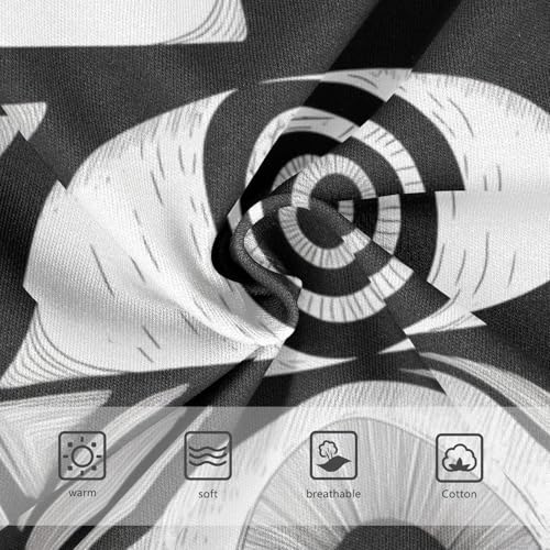 KLL Black and White Evil Eyes Toddler Boys' Comfort Nighttime Underwear Cute Children Undies3