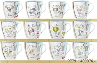 Ritzenhoff & Breker Astro - Tazza jumbo con segno zodiacale, 650 ml