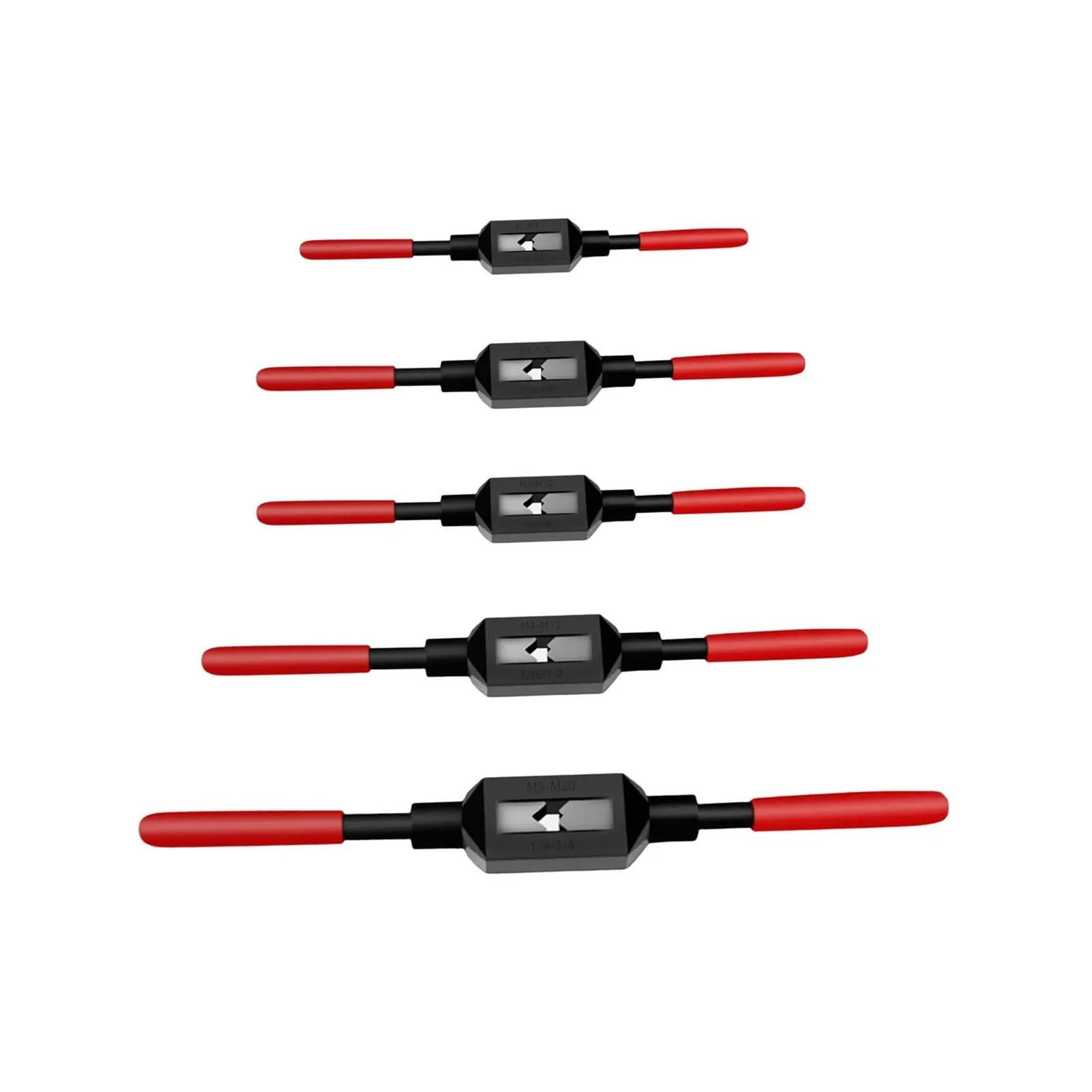 TAZYYZUU Adjustable Tap Wrench Handle Non Slip Tapping Tool for M4-M5-M20 Hand Threading(M5-m20)