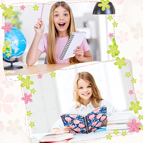 8 Pack Spiral Notebook Floral Journal For Women A6 4 X 6 Inch Small Notebooks For Work 80 Sheets 160 Pages Flower Hardcover Pocket Journal Notebook Ruled For Office School College Girls Supplies #TOP4