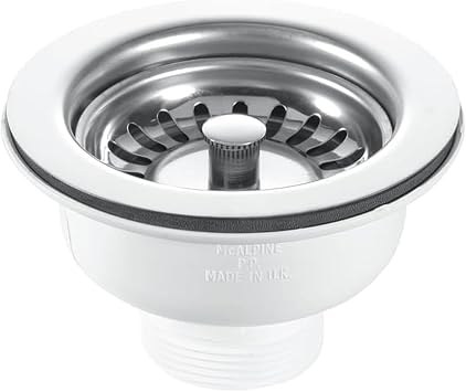 McAlpine BWSTSS 112" Basket Strainer Waste-Stemball Plug, Chrome