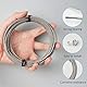 YEYIT 10M Drahtseil Edelstahl Stahlseil Gardinenseil 2mm PVC-Ummantelt | Aluminiumhülsen Alu Klemme 2mm | Drahtseil Kauschen 2 mm