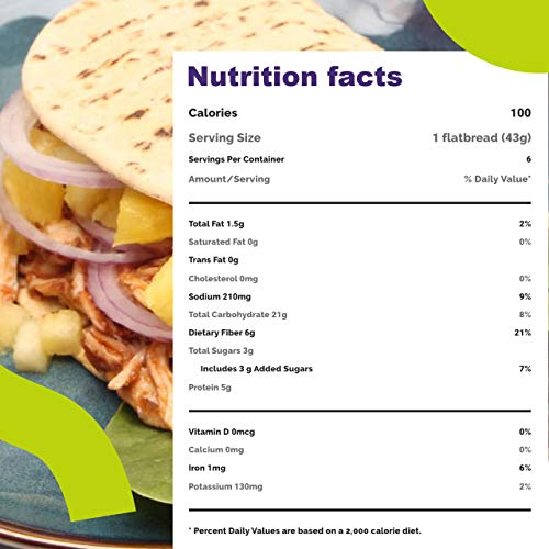 Flatout Foldit, Sweet Hawaiian(4 Packs Of 6 Foldits) #TOP2