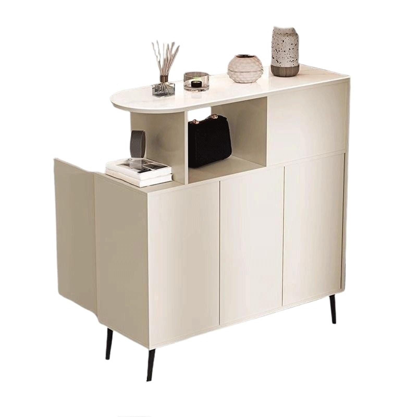 Cenz-888 Shoe Rack Free Standing Entrance Shoe Cabinet Household Living Room Storage Entryway Shoe Shelf