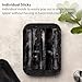 W&P Peak Silicone Water Bottle Ice Tray w/ Protective Lid | Charcoal| Easy to Remove Ice | Food Grade Premium Silicone | Dishwasher Safe, BPA Free