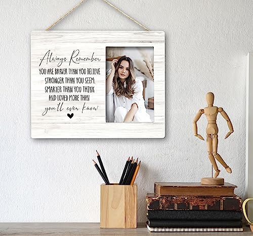 SRADMO-Always-Remember-You-are-Braver-Than-You-Believe-Picture-FrameInspirational-Saying-Gifts-108-inch-Wooden-Tabletop-Photo-FramePositive-Gifts-Cheer-Up-Gifts-for-Women-Teen-Girls SRADMO Always Remember You are Braver Than You Believe Picture FrameInspirational Saying Gifts 108 inch Wooden Tabletop Photo FramePositive Gifts Cheer Up Gifts for Women Teen Girls