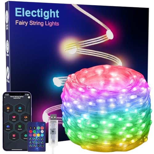 Guirlande lumineuse multicolore RGB-IC 15m USB et étanche IP68 pour décoration Halloween