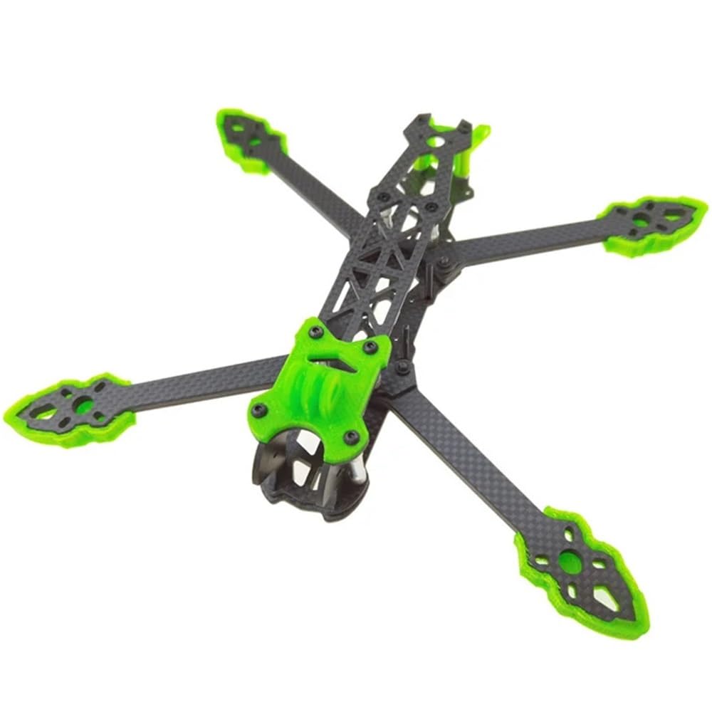 Spare parts Mark4 7 pollici 295 mm con braccio da 5 mm Telaio quadricottero 3K in fibra di carbonio 7 "FPV Freestyle RC Racing Drone con parti di stampa compatibili con FPV fai-da-te(Frame with print)