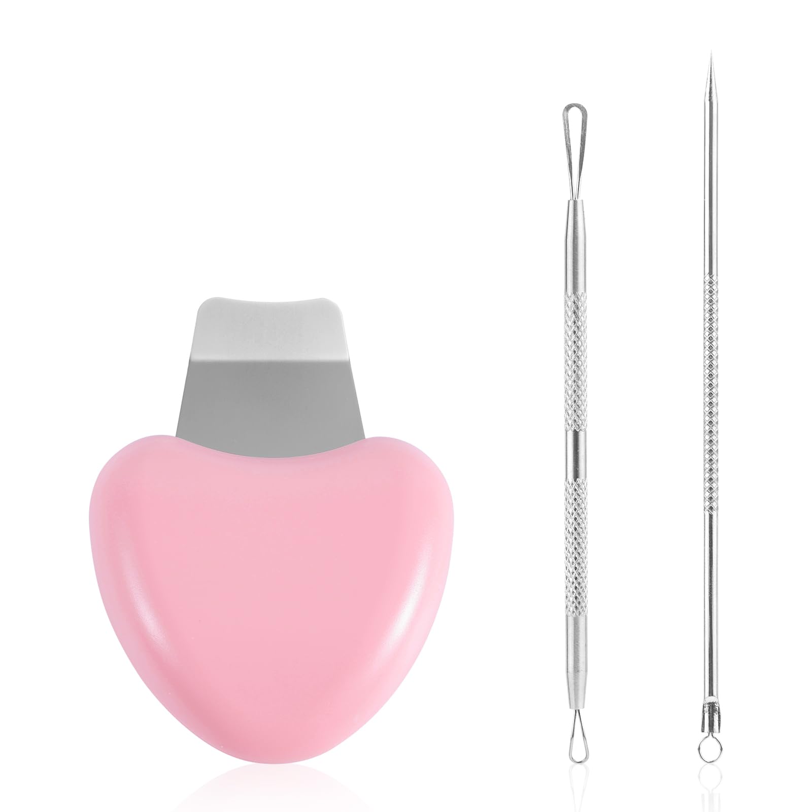 SKIN SCRAPER ピンク 美顔器 Amazon.com: Skin Scrubber Face Spatula, Blackhead Scraper Pimple