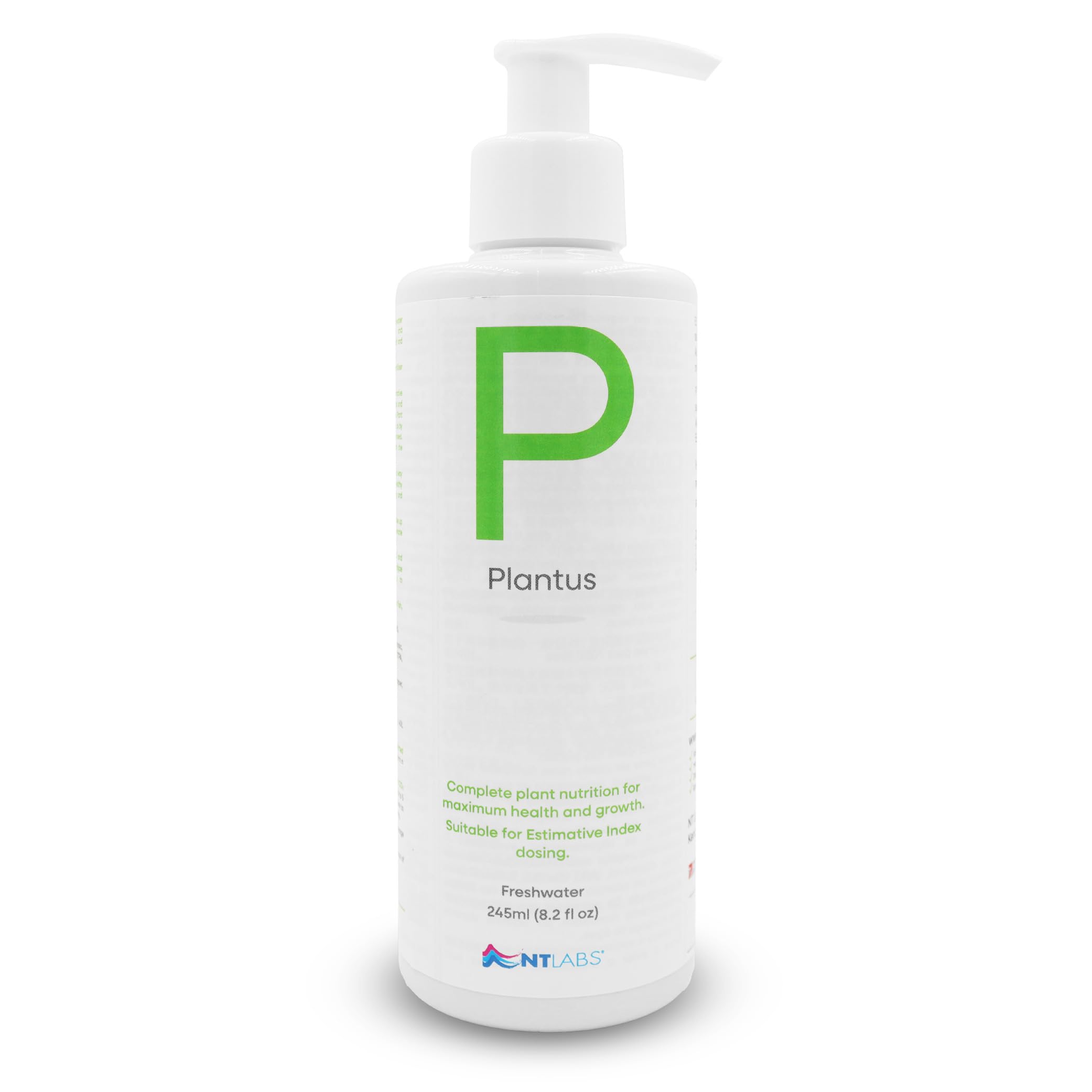 NT Labs Plantus, Fertiliser for Aquatic Plants, Plant Nutrition for Aquarium Plants, Suitable for Estimative Index Dosing, Aquascaping Essential, For Freshwater Aquariums. (245ml - Treats 7000L)