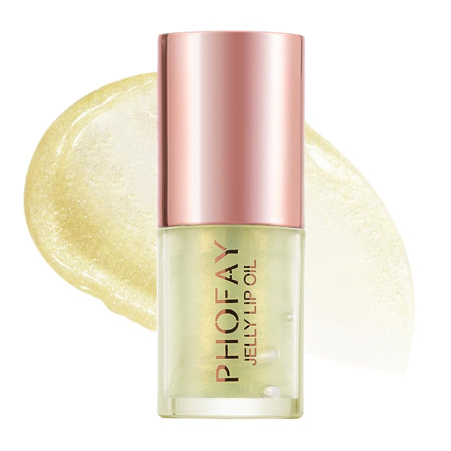 PHOFAY MAKE UP Juicy-Gloss Tinted Deep Hydration, Non-Sticky Lip Oil Gloss Repair for Dry Lips (01#)