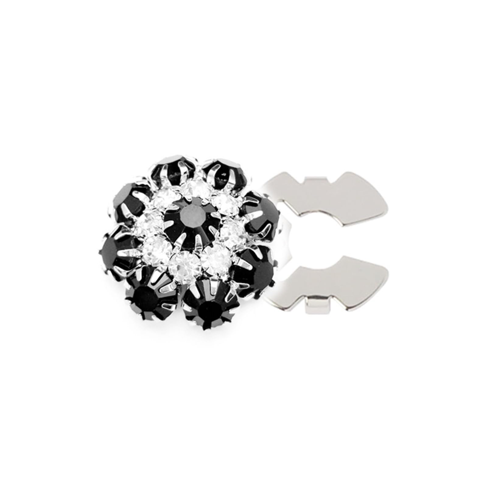 Tsophreniq Rhinestones Button Covers Decorative Embellishment Flower for Jewelry Craft Decoration Flower Rhinestones