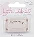jbr2000016 LoveLabels 4/pkg Inch Handmade By Inch