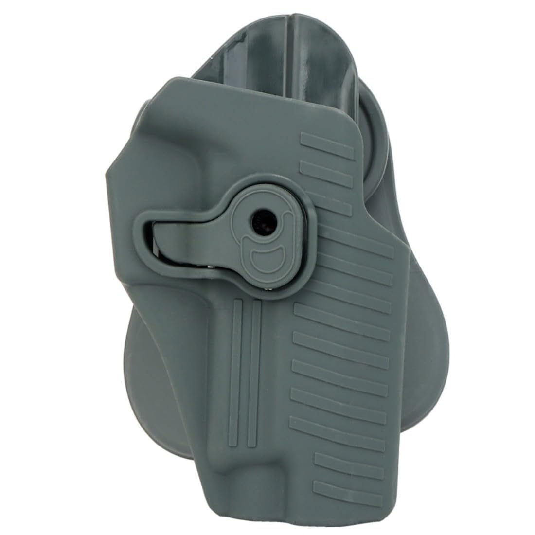 Western Étui pour pistolet à tirage rapide – Cuir usiné – Calibre 22 – Noir – Main droite – Action simple – Taille 15,2 cm
