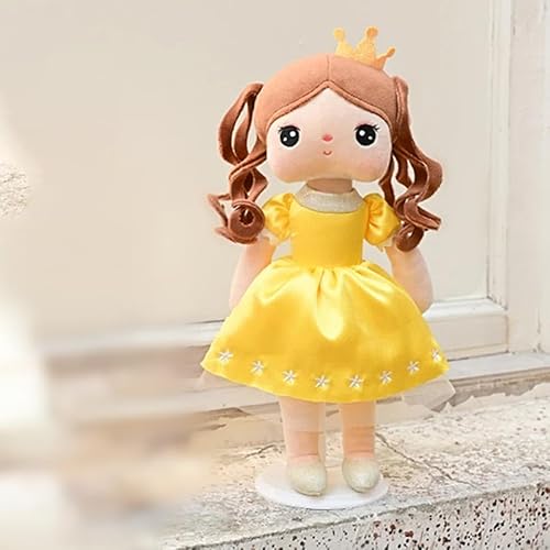 Boneca Metoo Doll Angela Princesa Amarela 40cm